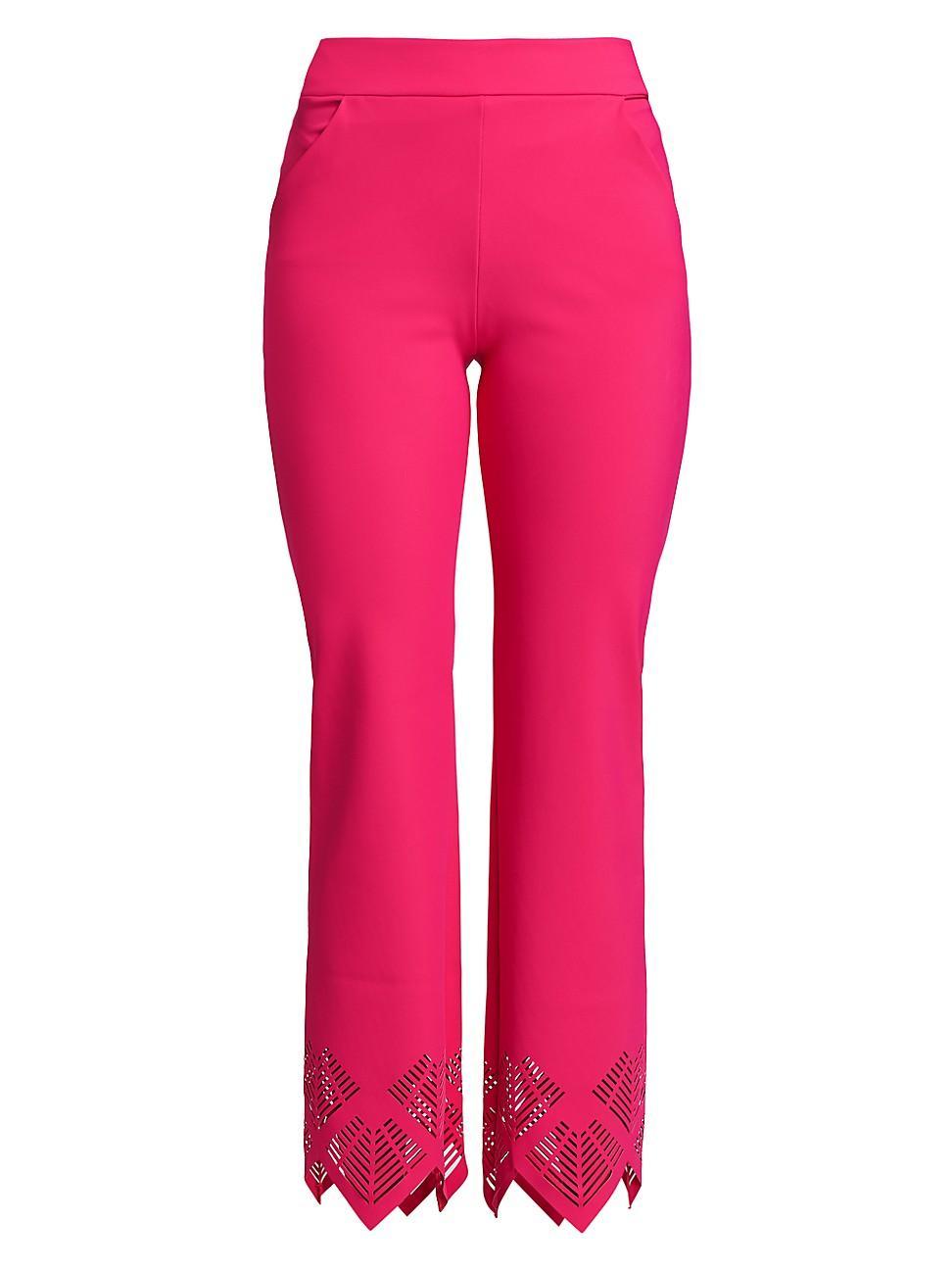 Womens Venusette Stretch Flare Crop Pants Product Image