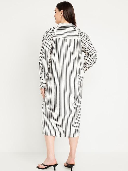 Loose Midi Shirt Dress Product Image