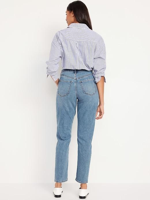 Curvy High-Waisted OG Straight Ankle Jeans Product Image