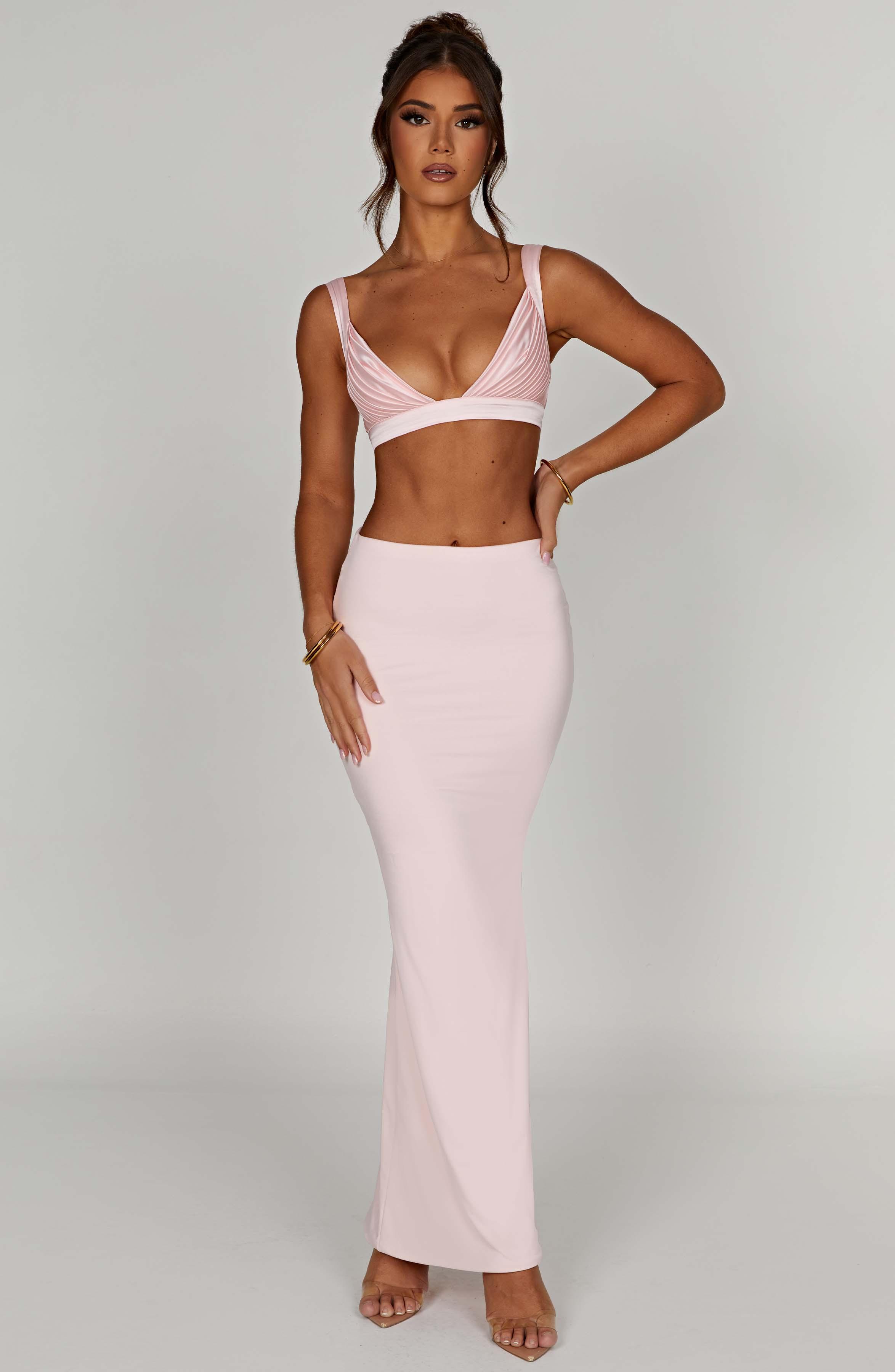 Astrid Maxi Skirt - Blush Product Image