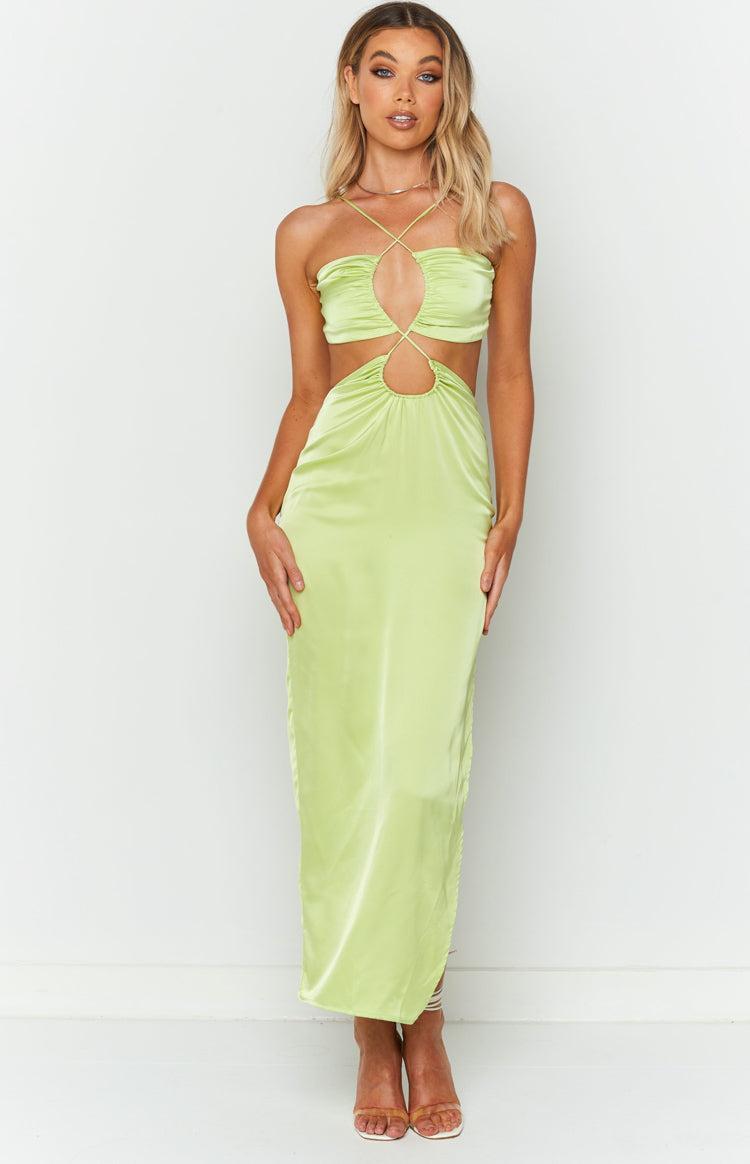 Taylor Green Maxi Dress Product Image