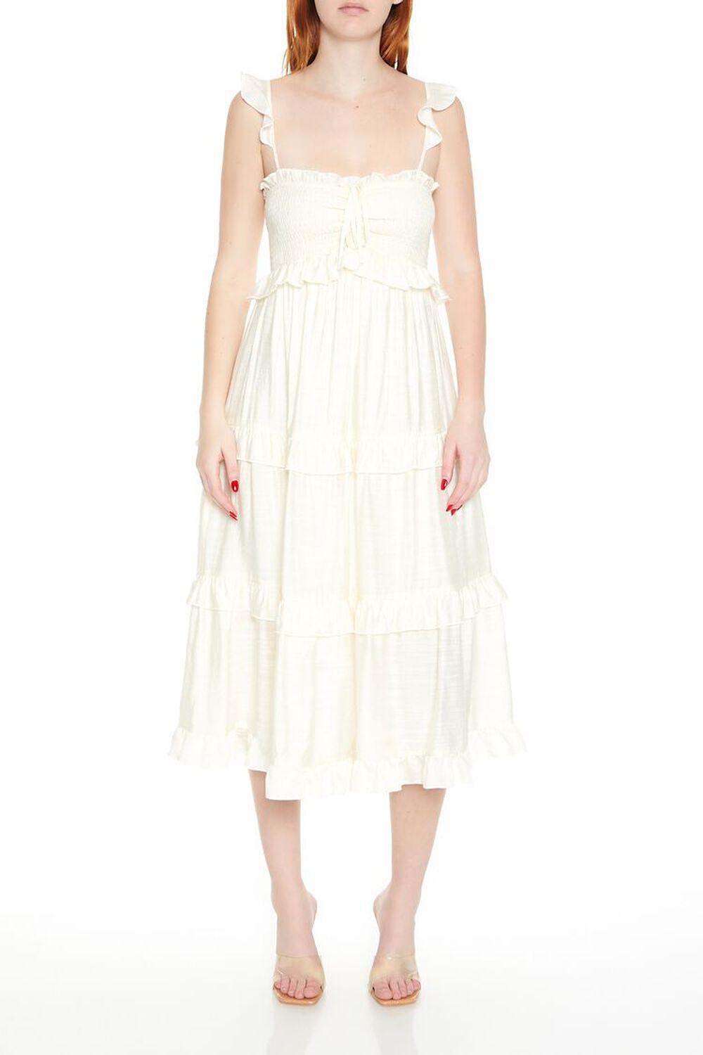 Tiered Ruffle Midi Dress | Forever 21 Product Image