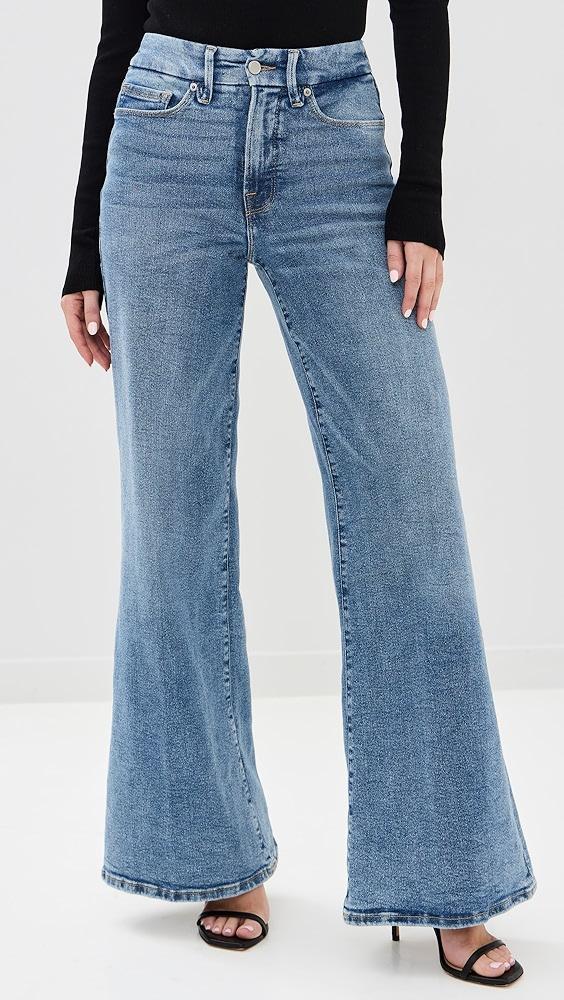 Good American Good Waist Palazzo Jeans | Shopbop Product Image