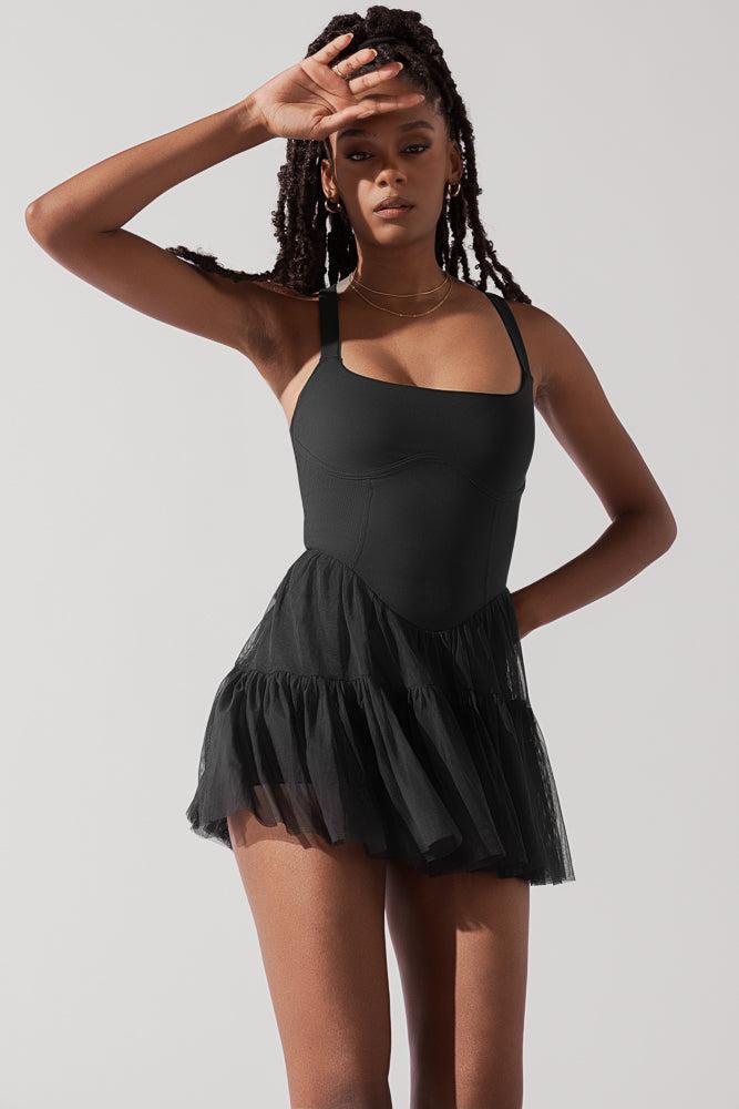 Corset Pirouette Dress - Black Product Image