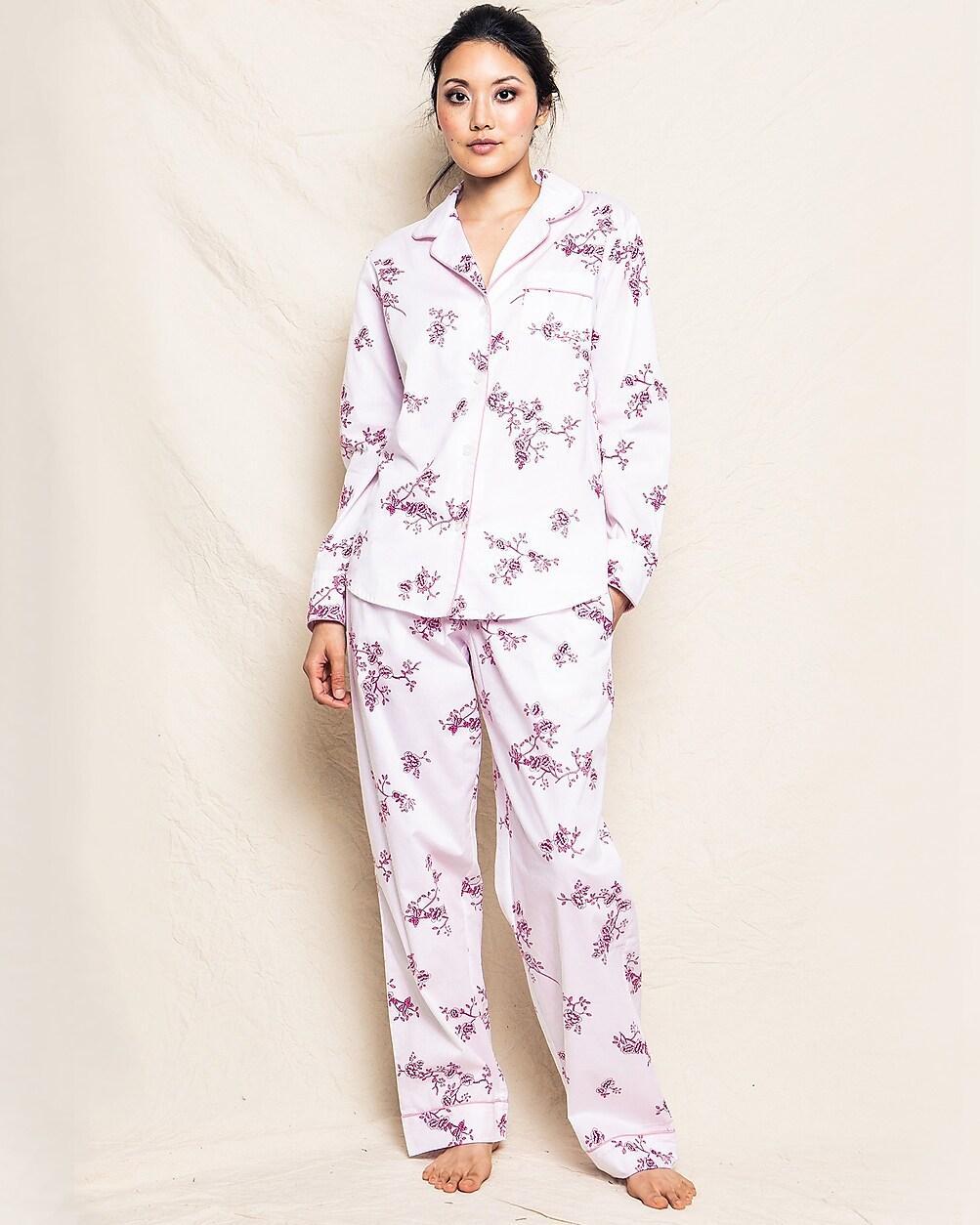 Petite Plume™ women's Fleur d'Azur pajama set Product Image