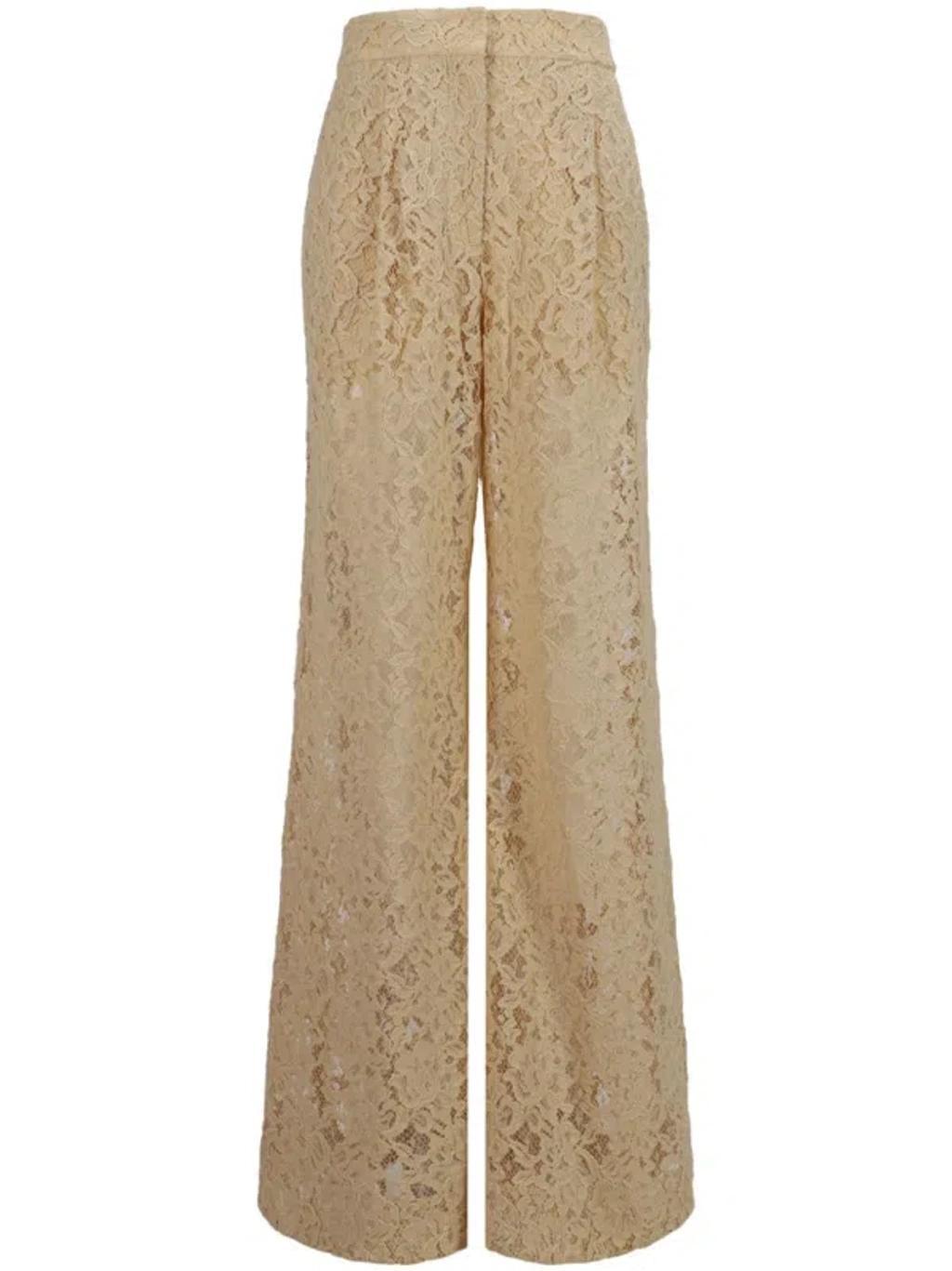 ZIMMERMANN Wide-legged Lace Trousers In Multicolor Product Image