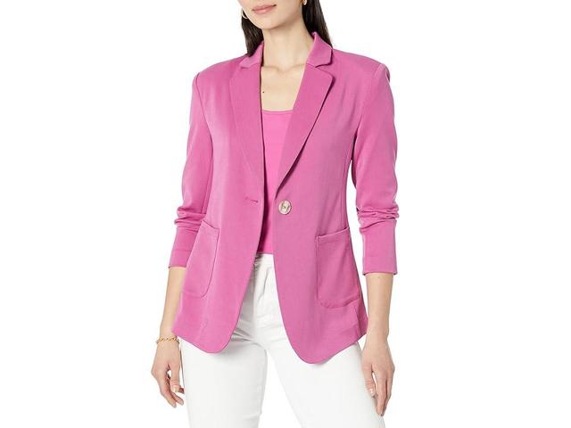 NIC+ZOE Work It Blazer (Orchid Petal) Women's Clothing Product Image