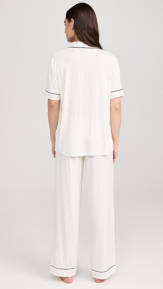 Eberjey Gisele The Short Sleeve Long PJ Set | Shopbop Product Image