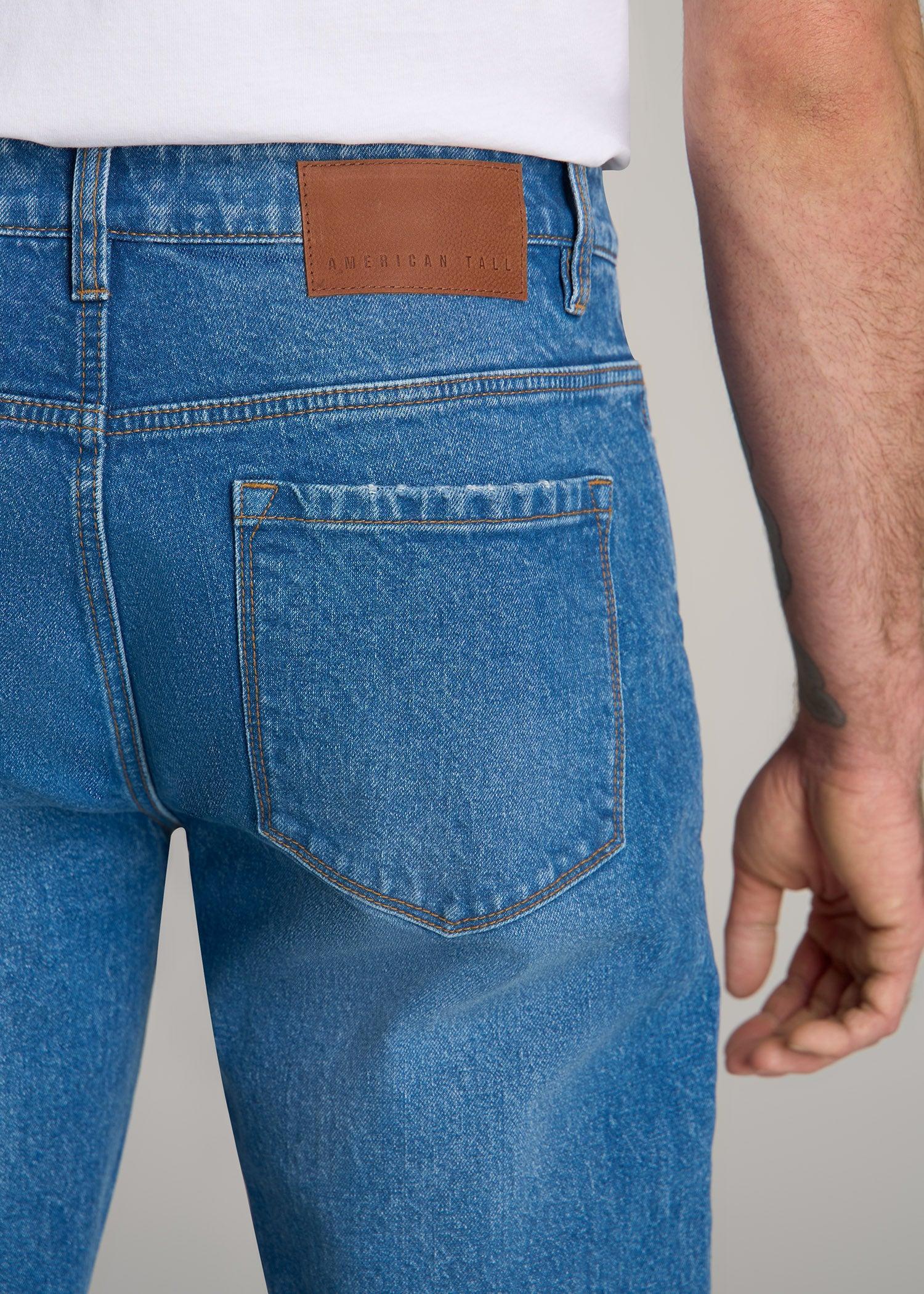 Milo RELAXED TAPERED FIT Jeans for Tall Men in Classic Mid Blue Male Product Image