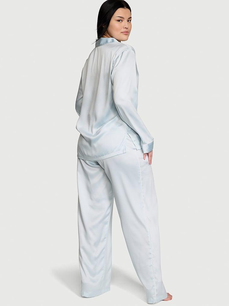 Satin Long Pajama Set Product Image