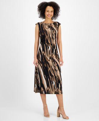 Women's Printed Midi Dress Product Image