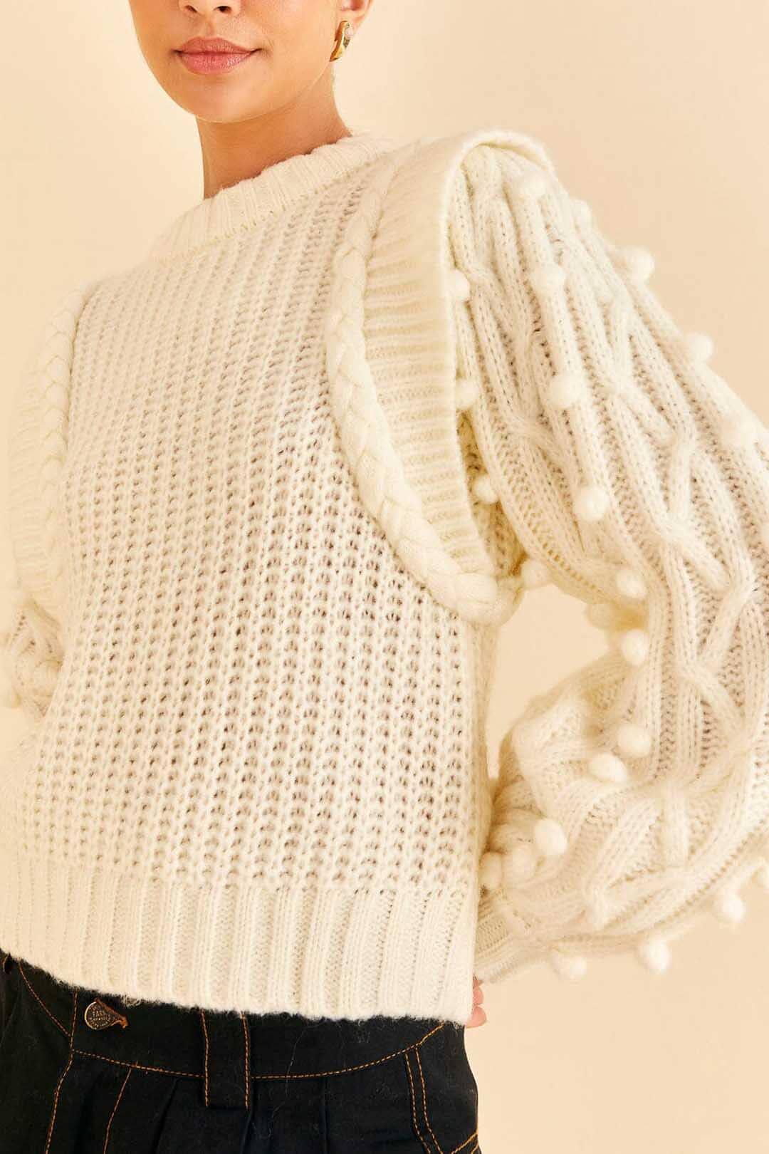 Off-White Braided Sweater Product Image