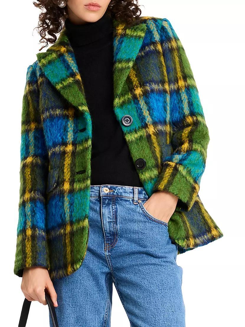 Mainline Avery Plaid Single-Breasted Jacket Product Image