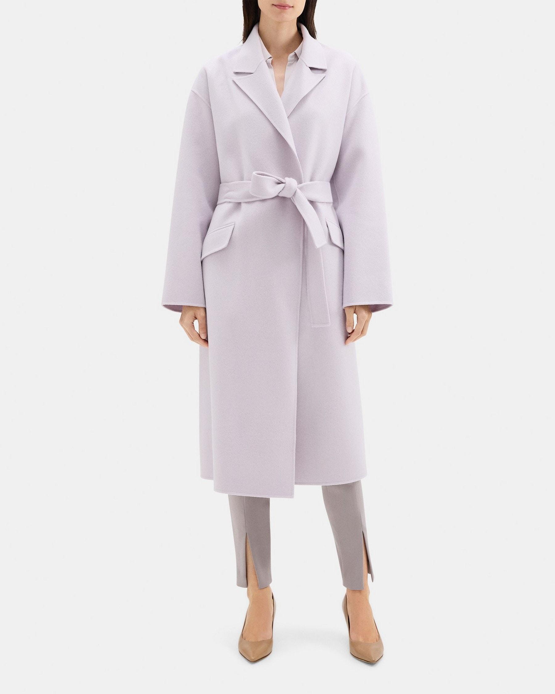 Robe Coat in Double-Face Wool-Cashmere Product Image