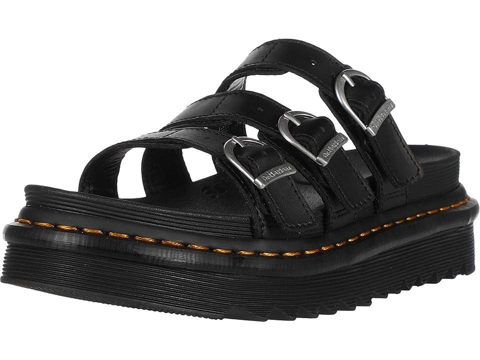 Blaire Leather Slide Sandals Product Image