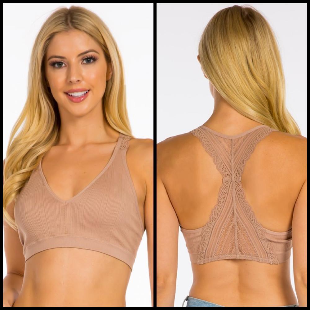 Everyday Lace Back Bralette Product Image