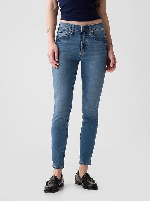 Mid Rise True Skinny Jeans Product Image