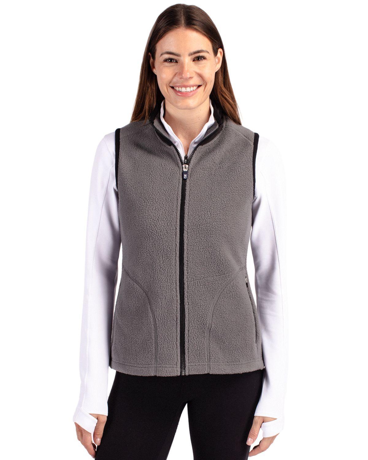 CutterBuck Womens Cutter & Buck Cascade Eco Sherpa Fleece Vest Product Image