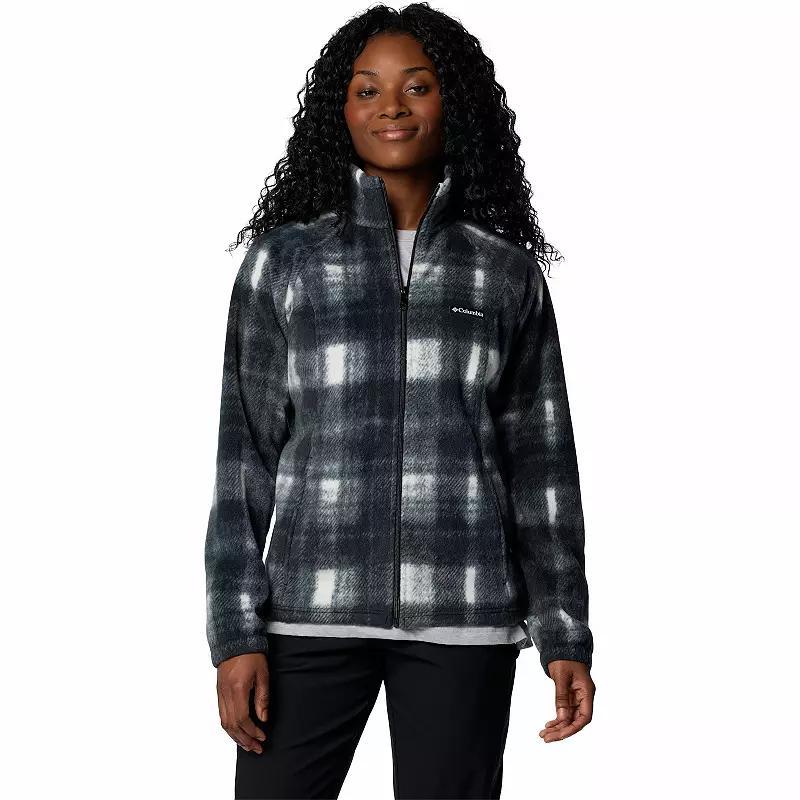 Columbia Womens Benton Springs Printed Full Zip Fleece Jacket- Product Image