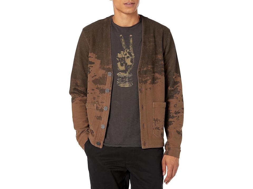 John Varvatos Clayton Cardigan K6337Z3 (Soil) Men's Clothing Product Image