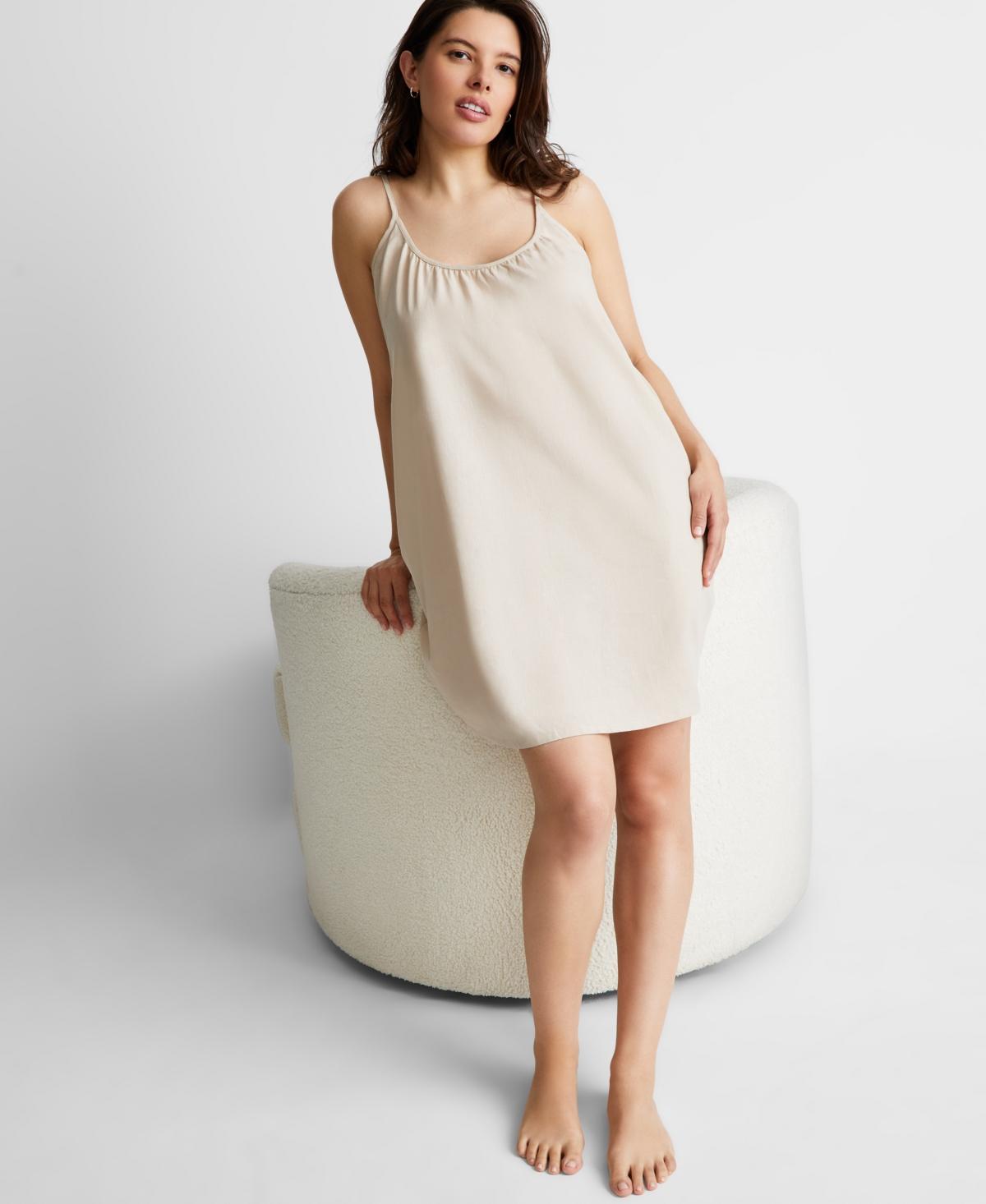 Women's Linen Sleep Chemise, Created for Macy's Product Image