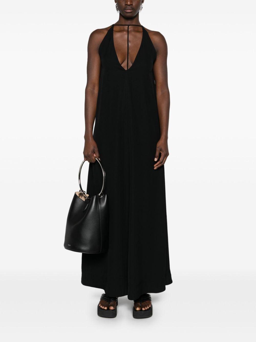 Kyro Crepe Maxi Dress In Black Product Image