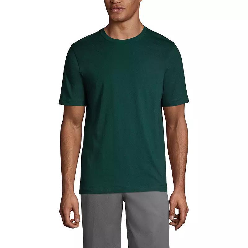 Mens Lands End Essential Tall Short Sleeve School Uniform T-shirt Product Image