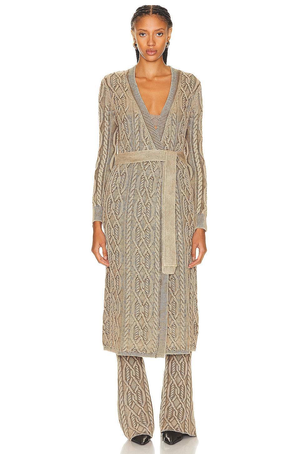 SER.O.YA Adaline Cardigan in Washed Tan - Tan. Size XXS/XS (also in ). Product Image