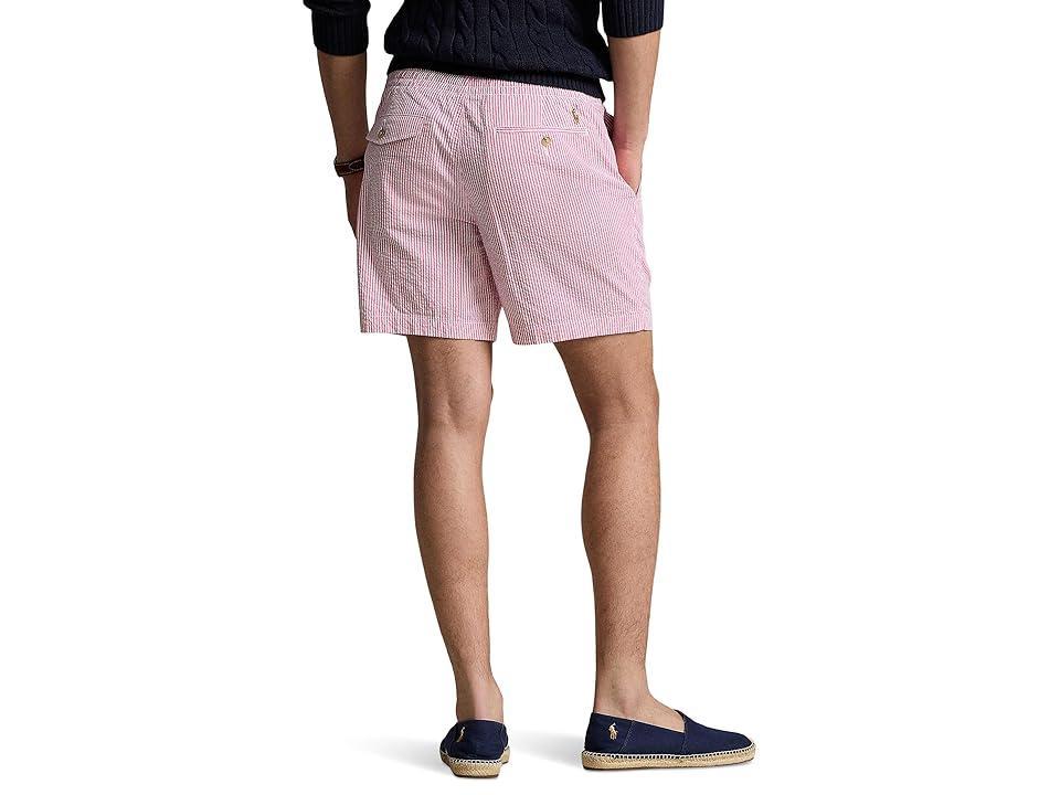 Mens Prepster Striped Seersucker Cotton Shorts Product Image