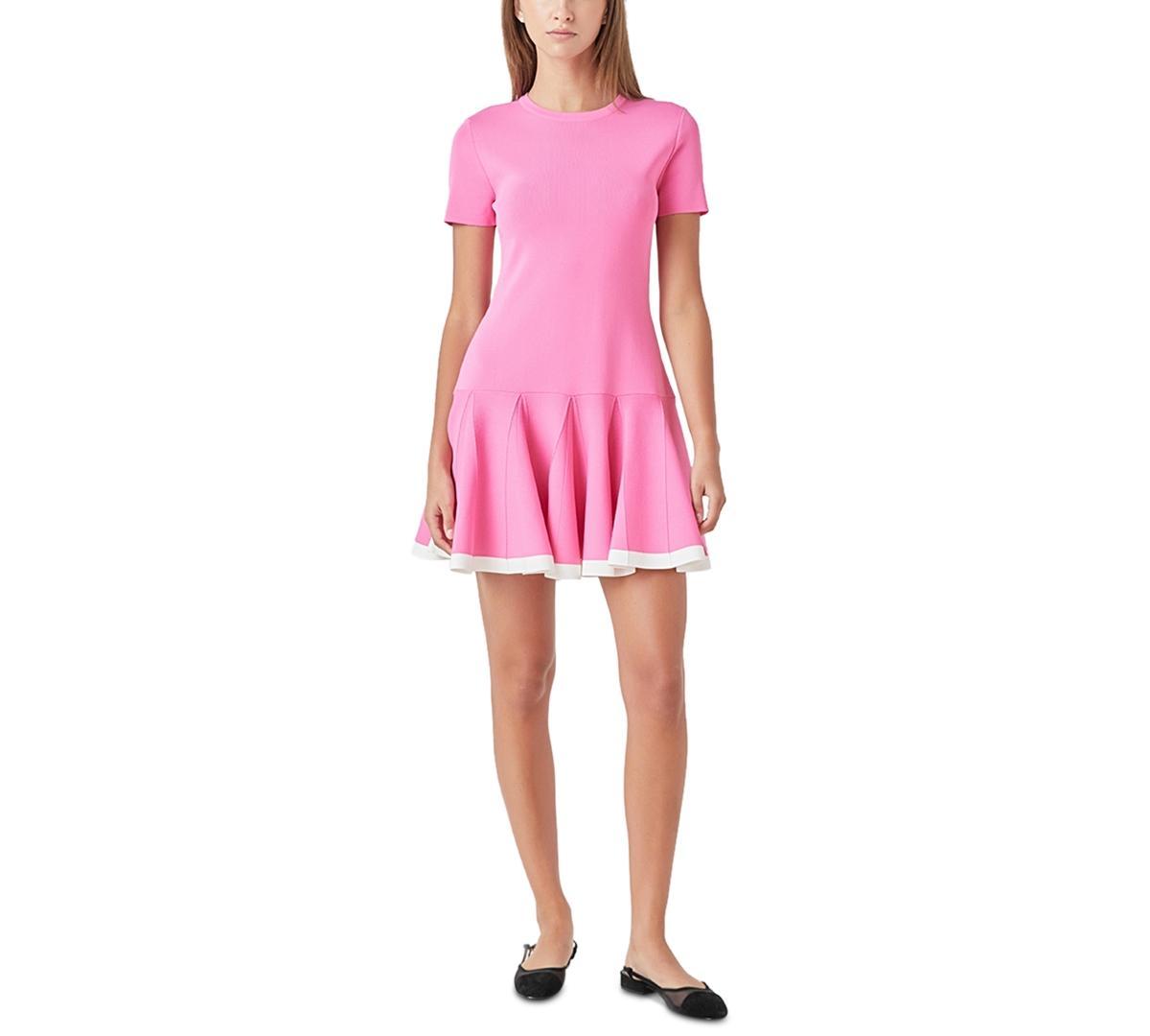 Women's Pleated-Skirt Drop-Waist Dress Product Image