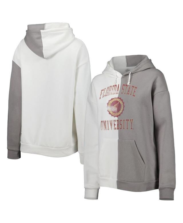 Womens Gameday Couture Gray Florida State Seminoles Split Pullover Hoodie - Gray Product Image