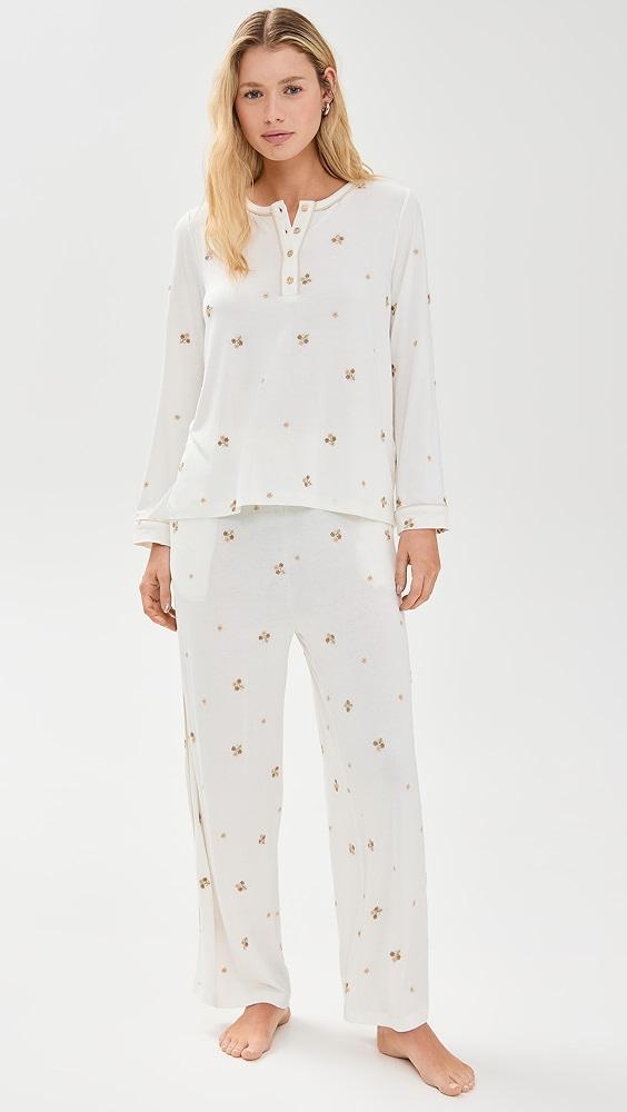 Sea Orla Sleepwear Henley PJ Set | Shopbop Product Image