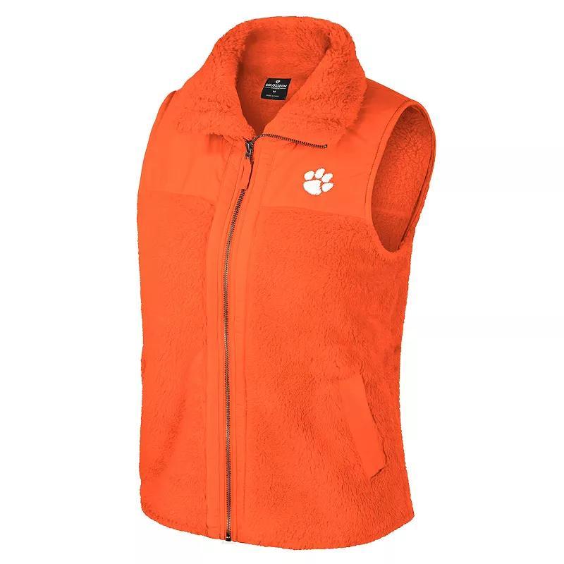 Womens Alabama Crimson Tide Ellen Full-Zip Sherpa Vest Product Image