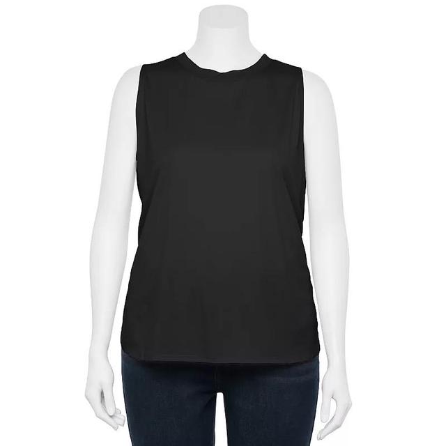 Plus Size Tek Gear Easy Tank, Womens, Size: 1XL, Black Product Image