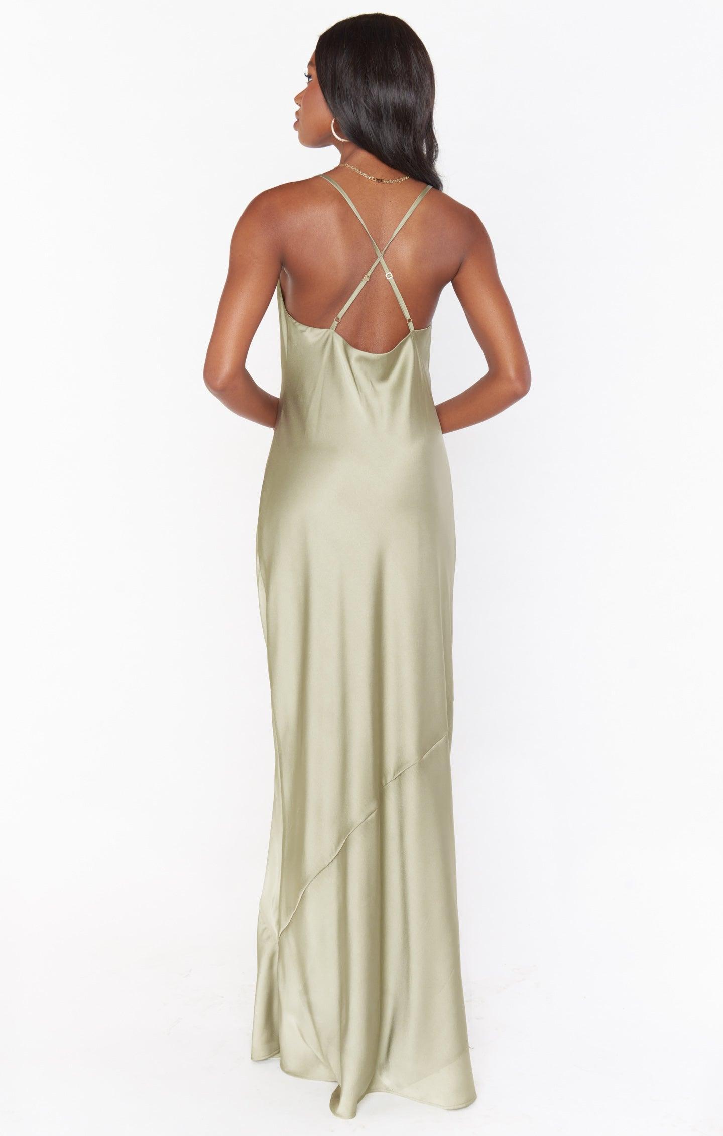 Tuscany Maxi Slip Dress ~ Ivory Luxe Satin Product Image