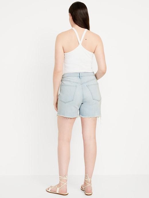 High-Waisted OG Jean Shorts -- 5-inch inseam Product Image