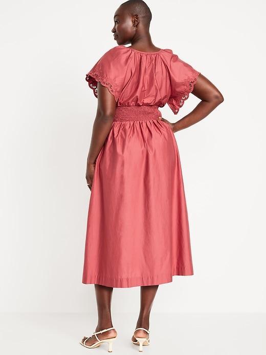 Waist-Defined Midi Dress Product Image