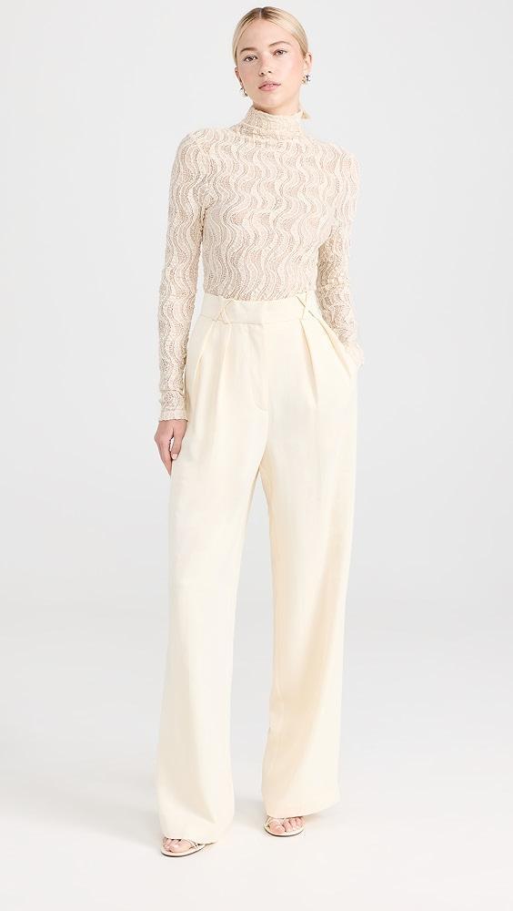 Róhe Wide Leg Tailored Trousers | Shopbop Product Image