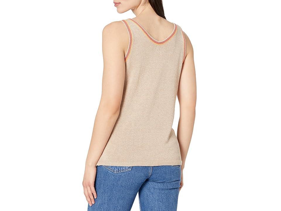 NIC+ZOE Sun Ray Crochet Tank Multi) Women's Clothing Product Image