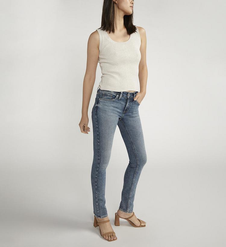 Silver Jeans® Ladies' Suki Mid Rise Straight Leg Jeans Product Image