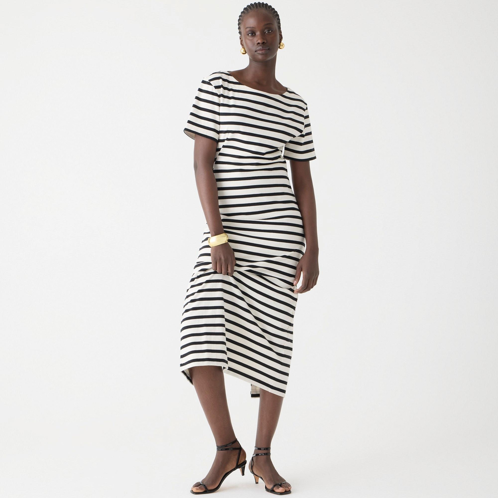 Classic mariner cloth dress in stripe Product Image