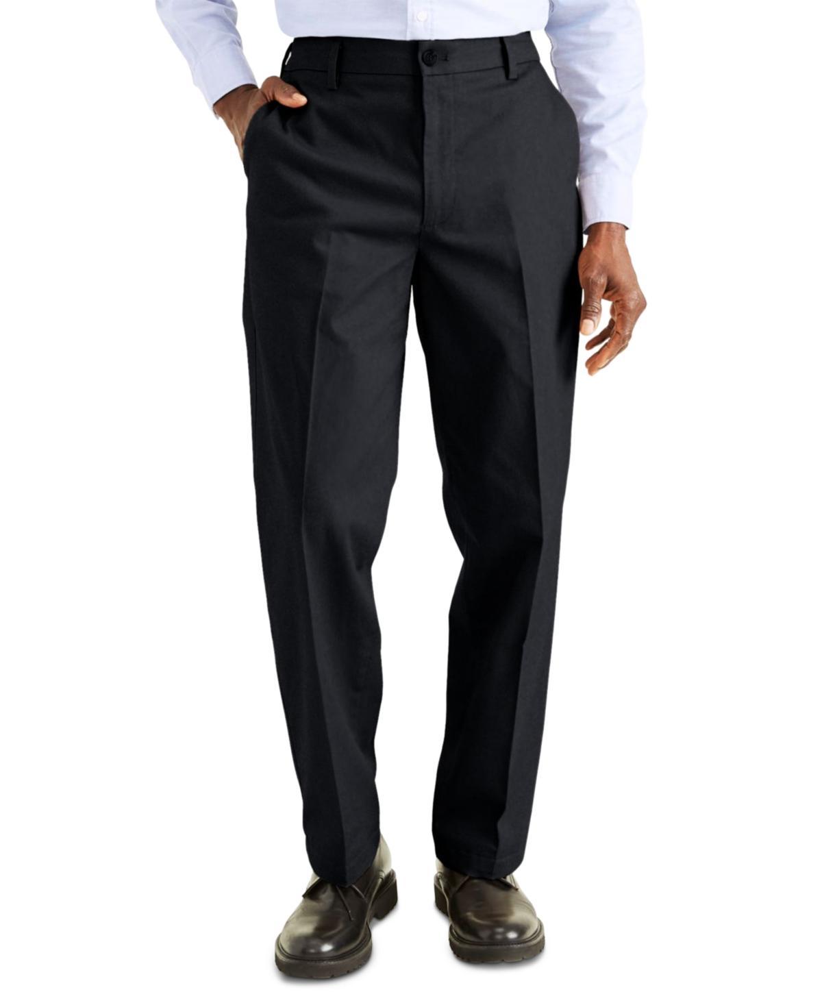 Men's Signature Classic Fit Iron Free Khaki Pants with Stain Defender Product Image