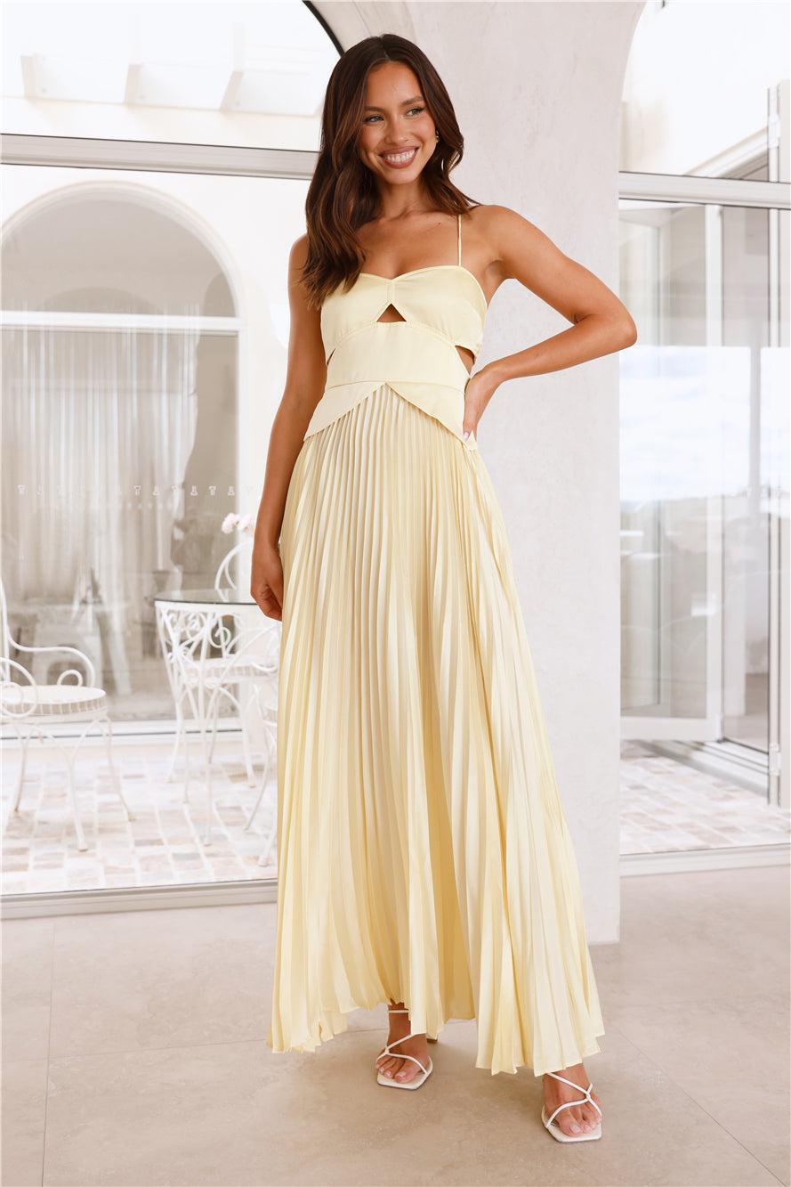 Sunny Spell Maxi Dress Yellow Product Image