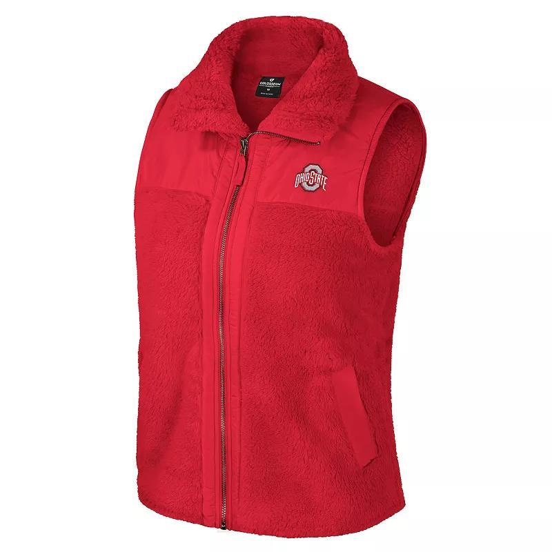 Womens Alabama Crimson Tide Ellen Full-Zip Sherpa Vest Product Image