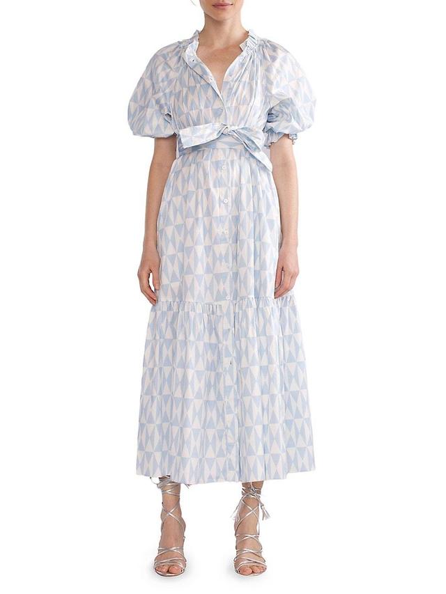 Womens Saratoga Cotton Maxi Dress Product Image