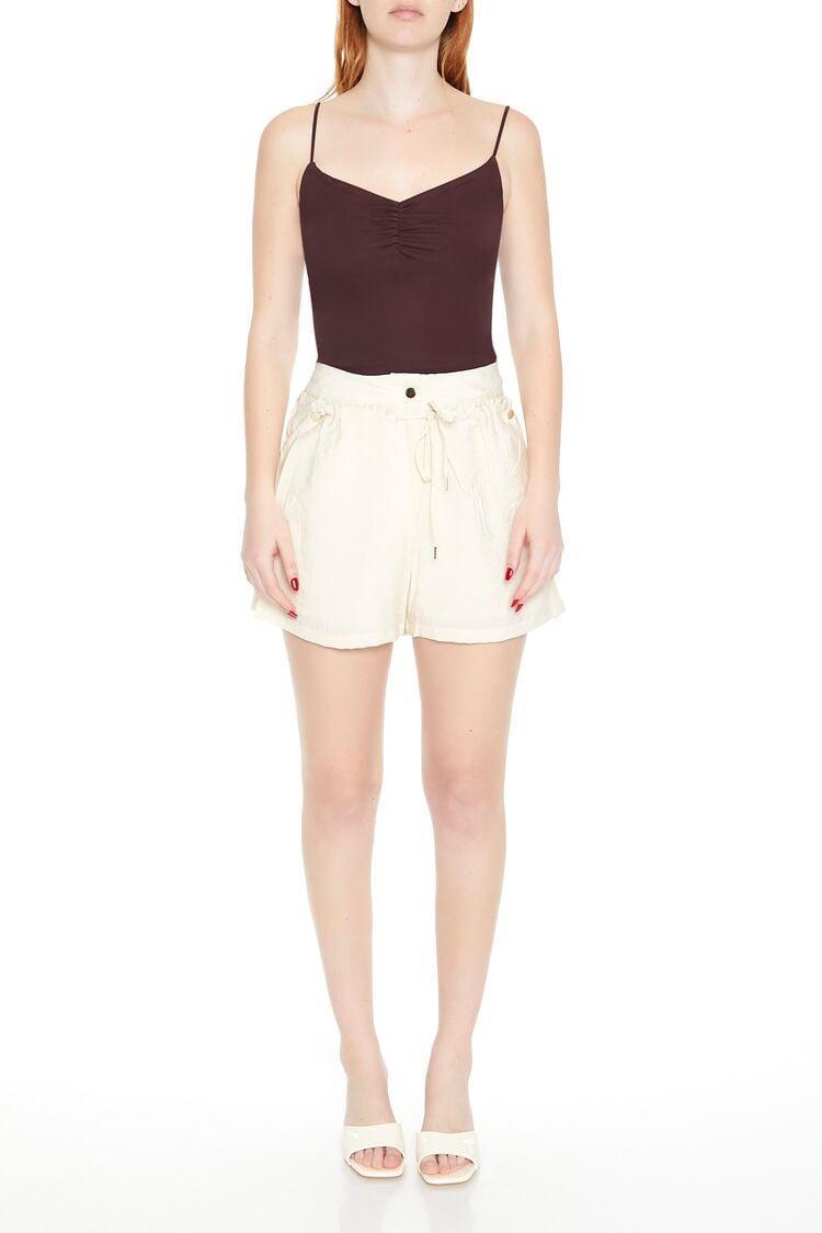 High-Rise Drawstring Shorts | Forever 21 Product Image