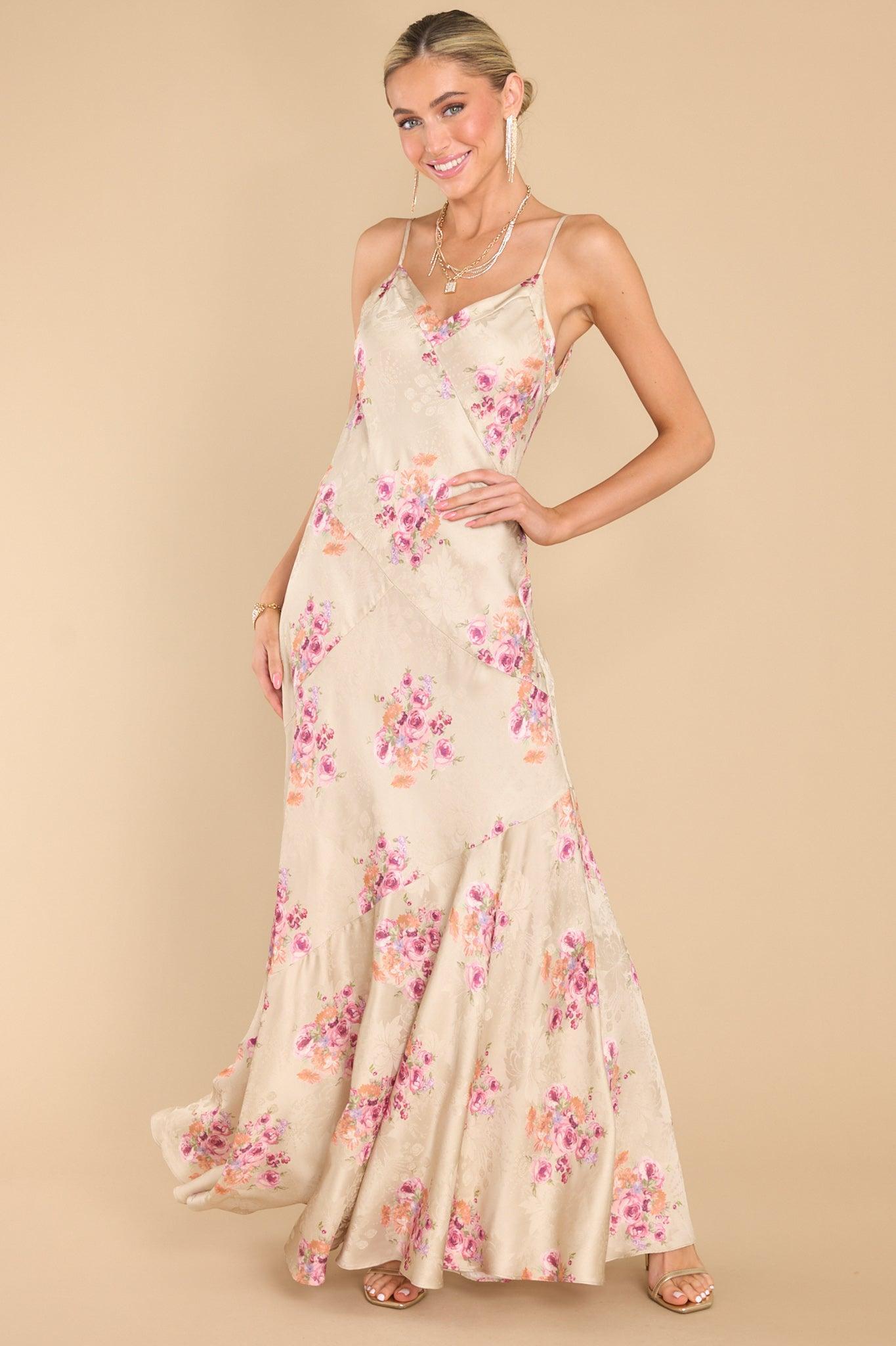 Azalea Rosie Mauve Maxi Dress Pink Product Image