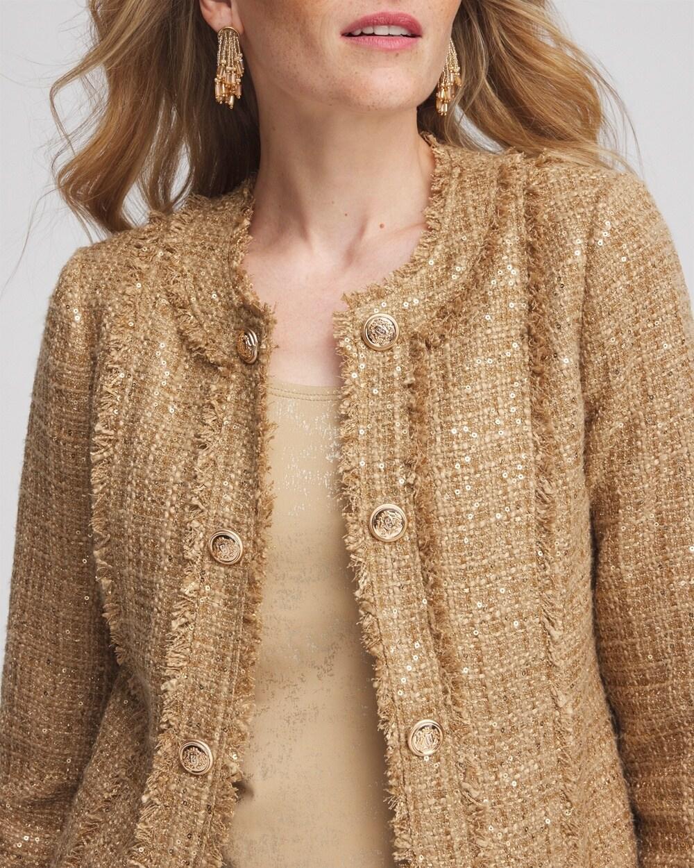 Gold Tweed Jacket Product Image