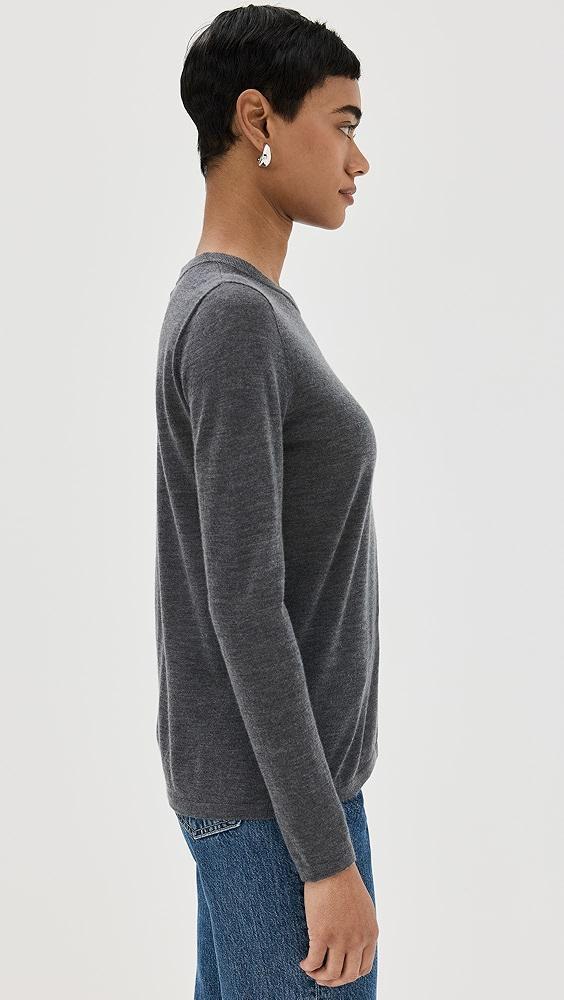 CO Crew Neck Long Sleeve Cashmere Top | Shopbop Product Image