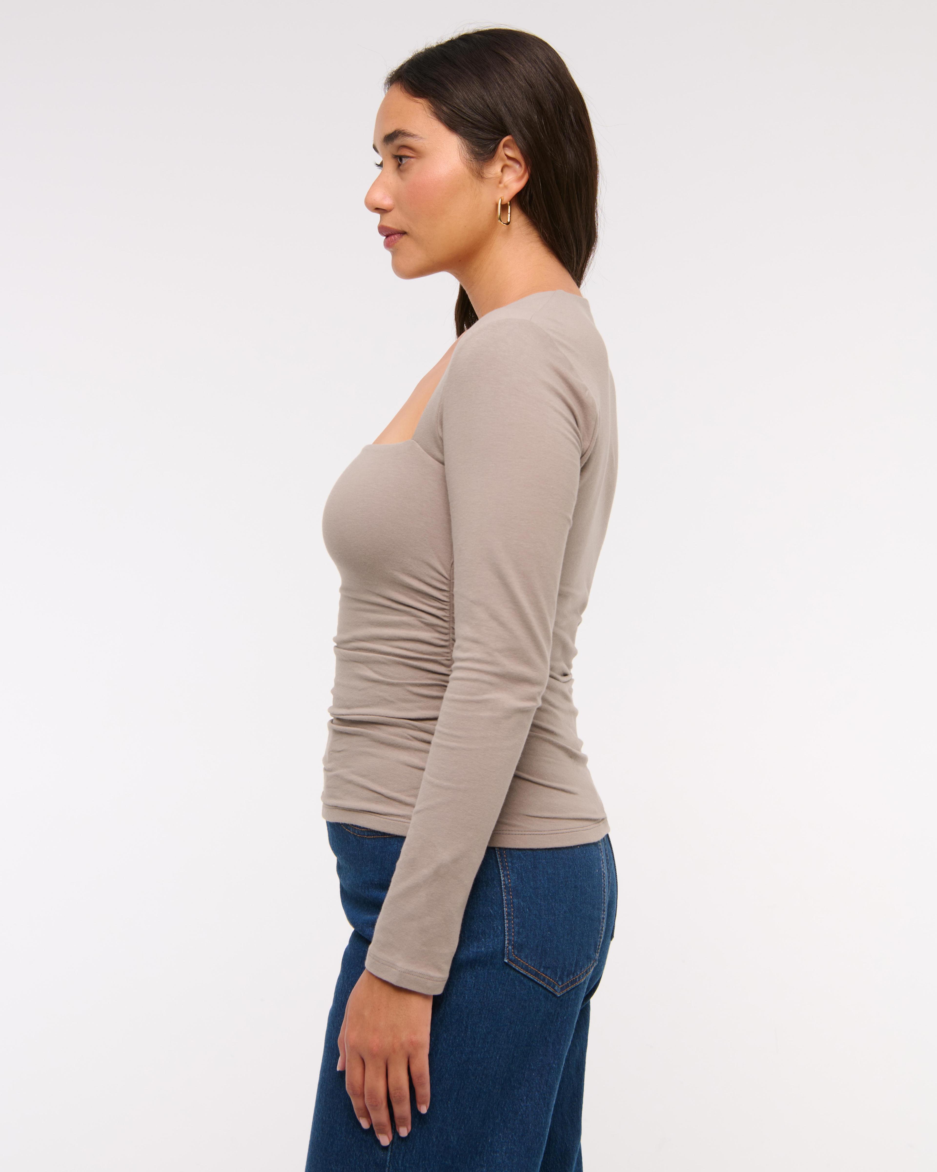 The A&F Ava Long-Sleeve Top Product Image